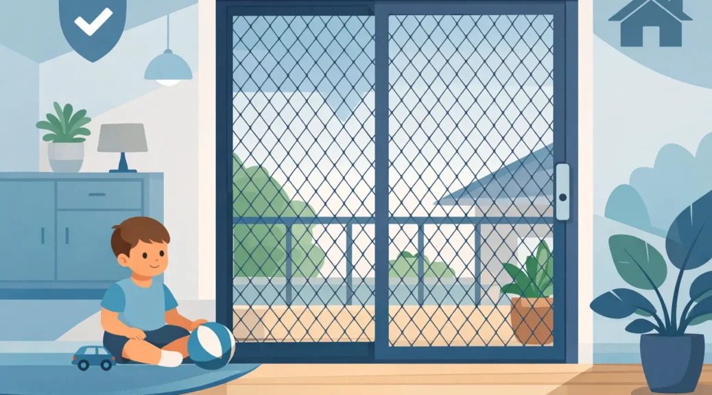Redes de protección para puertas en casa