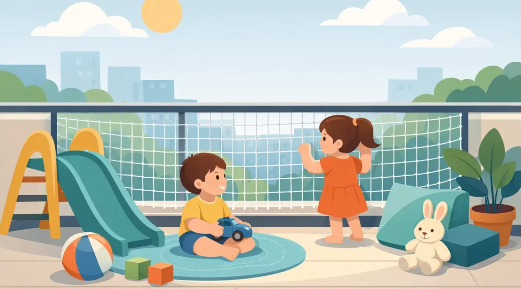 Mejores redes para balcones infantiles seguras